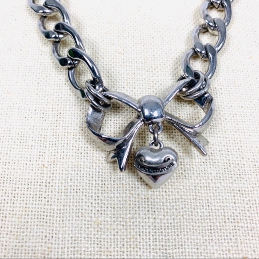 Authentic juicy couture necklace silver